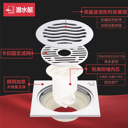 潜水艇地漏